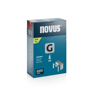 Novus platte draadnieten [5000st] G type 11 6 mm